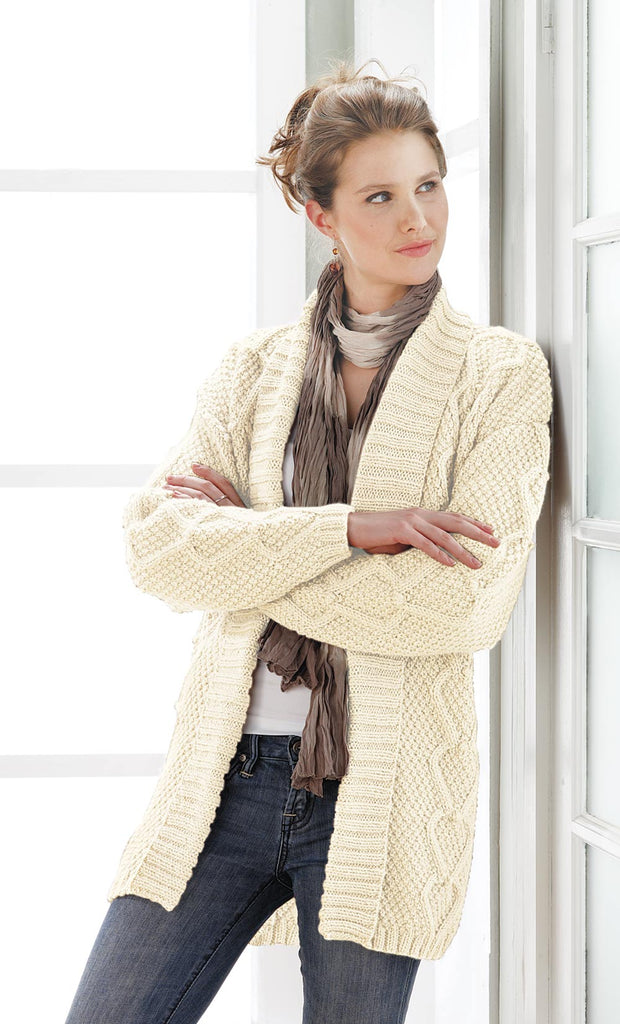 Heart Felt Cardigan Pattern – Mary Maxim Ltd