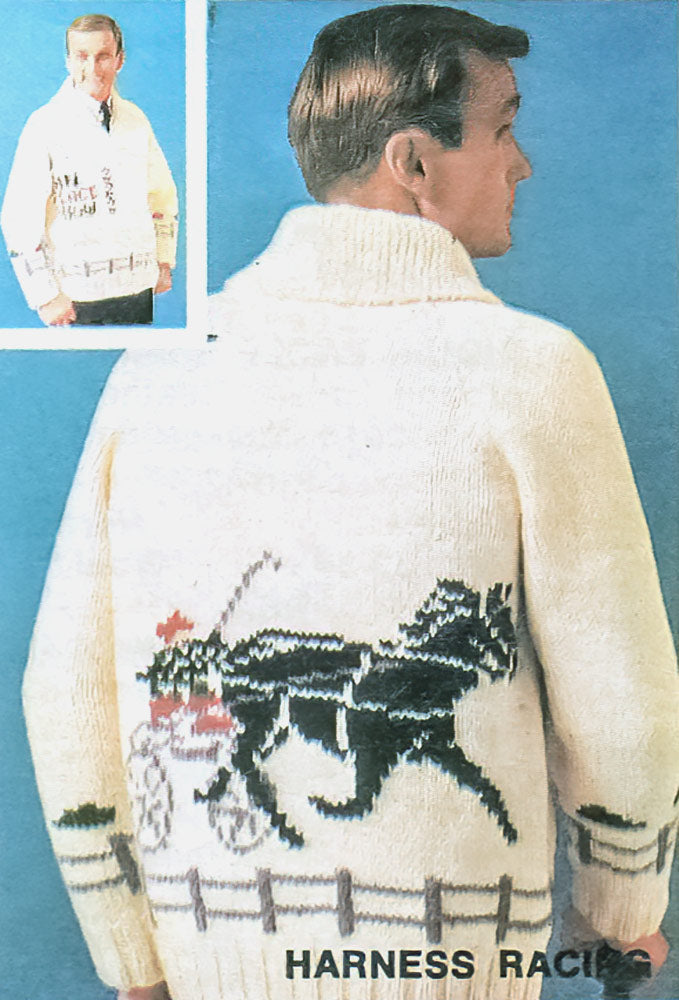 Harness Racing Cardigan Pattern