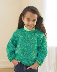 Modèle de tricot de pull facile pour enfant gratuit