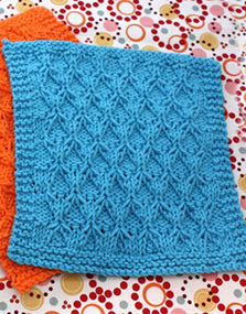 Free Honeycomb Check Dishcloth Pattern