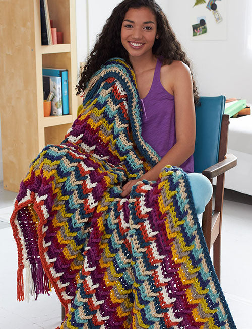 Free Color Lovers Afghan Pattern