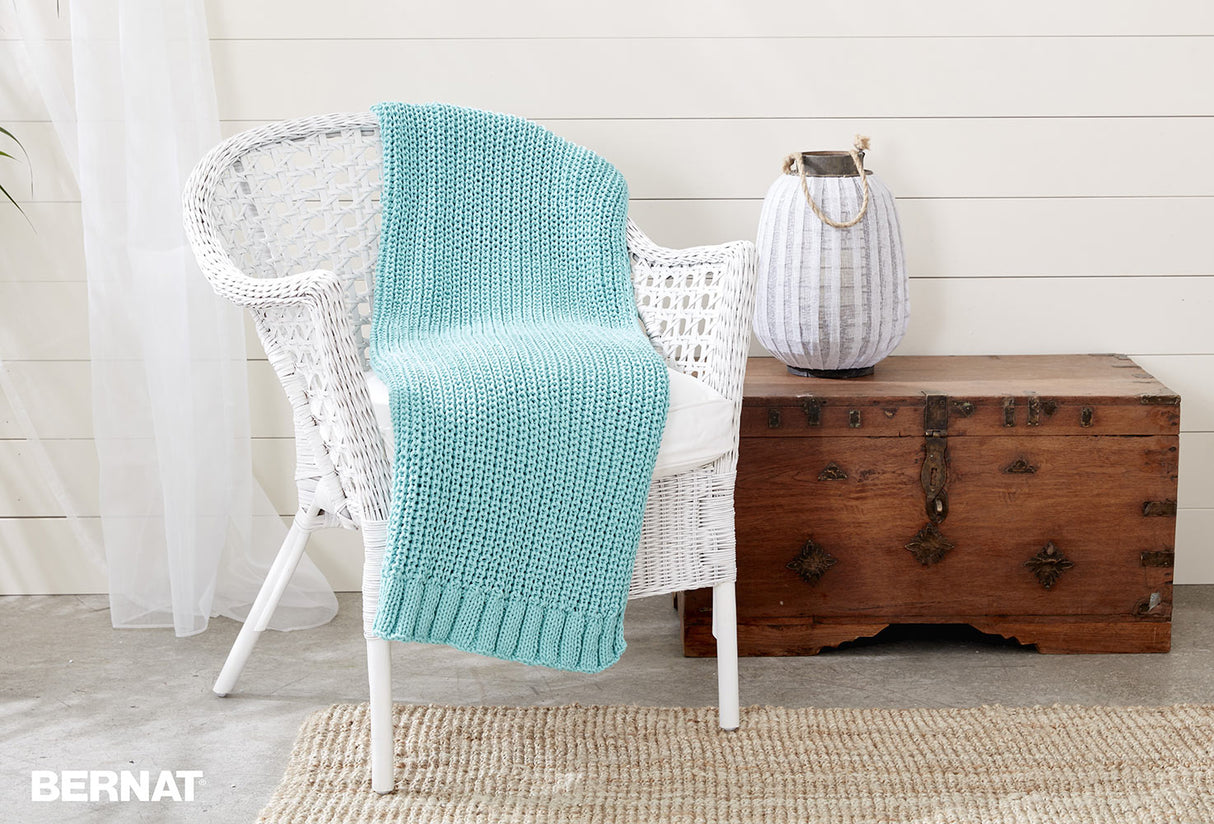 Free Shaker Knit Blanket Pattern