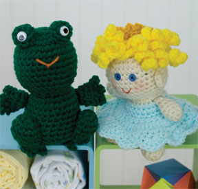 Modèle de crochet gratuit petite princesse et grenouille