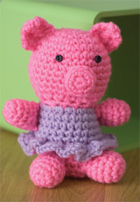 Modèle de crochet gratuit petit cochon