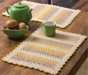 Modèle de crochet gratuit pour tapis de semoule de maïs