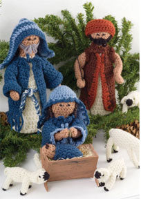 Modèle de crochet gratuit pour crèche de Noël