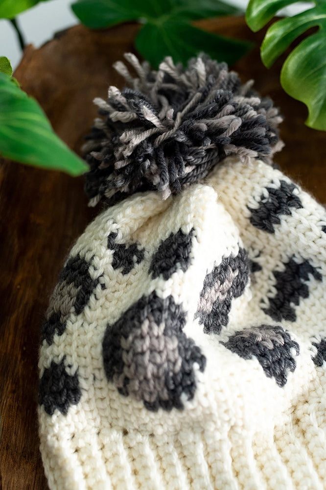 Free Snow Leopard Hat Pattern – Mary Maxim Ltd