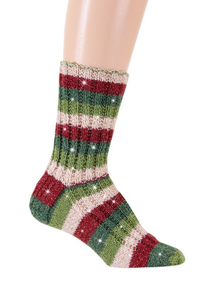 Free Festive Sock Pattern