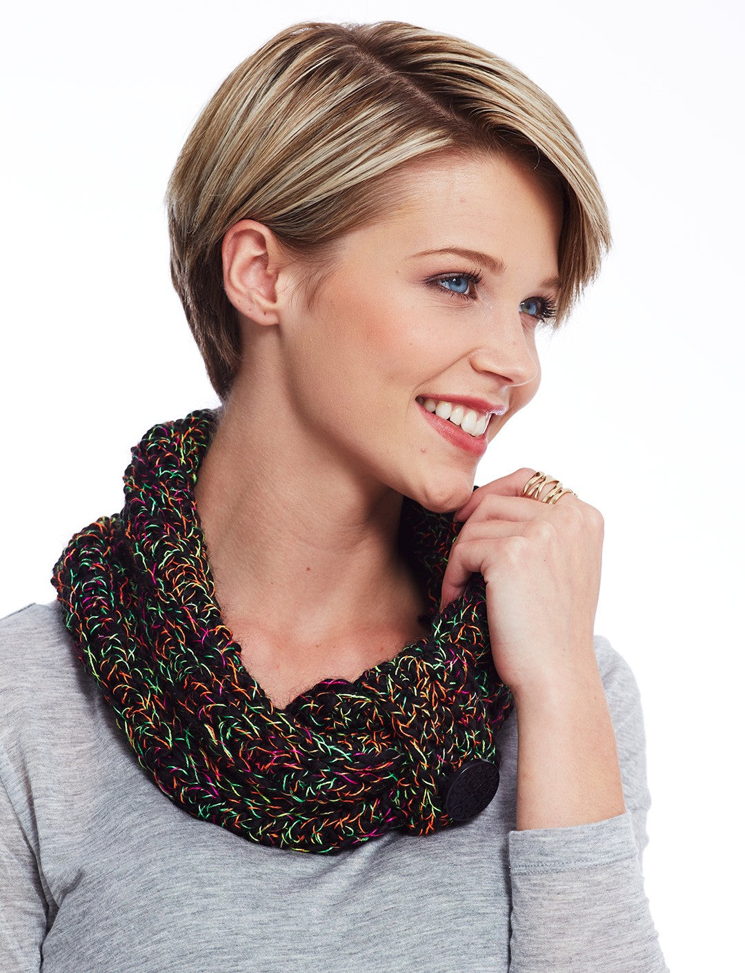 Free Ridge Stitch Cowl Pattern