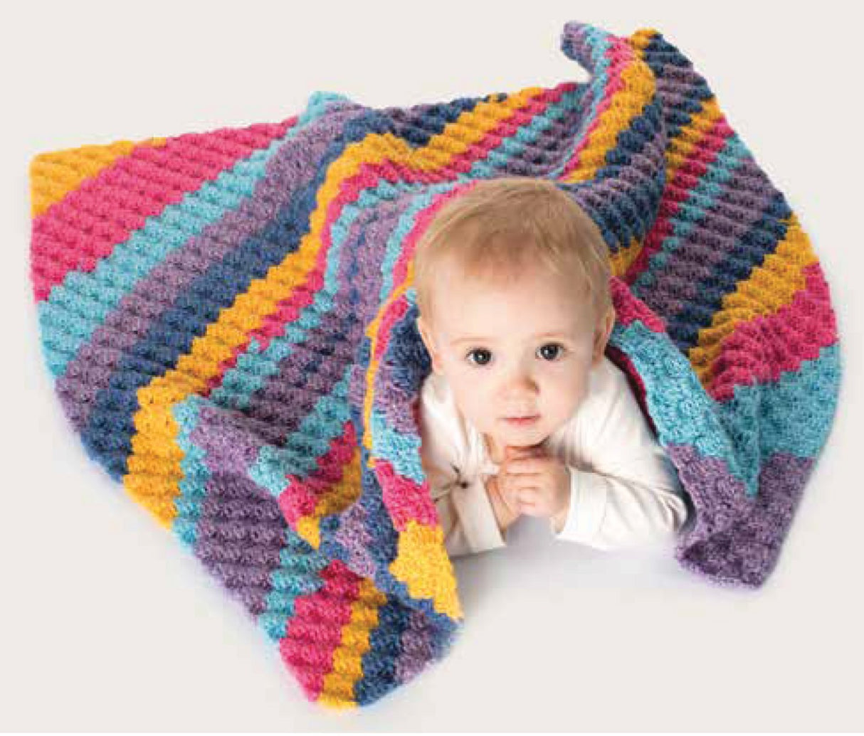 Free Diagonal Stripes Blanket Pattern