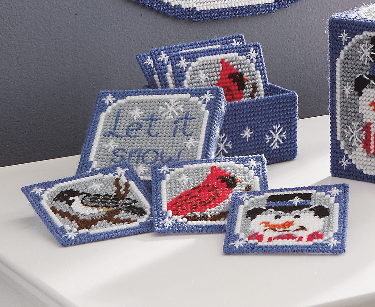 Let It Snow Ensemble Plastic Canvas Kit Mary Maxim Ltd