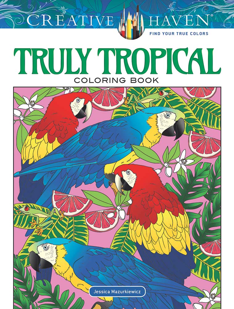 Livre de coloriage pour adultes vraiment tropical