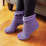 Pantoufles de bottes au crochet