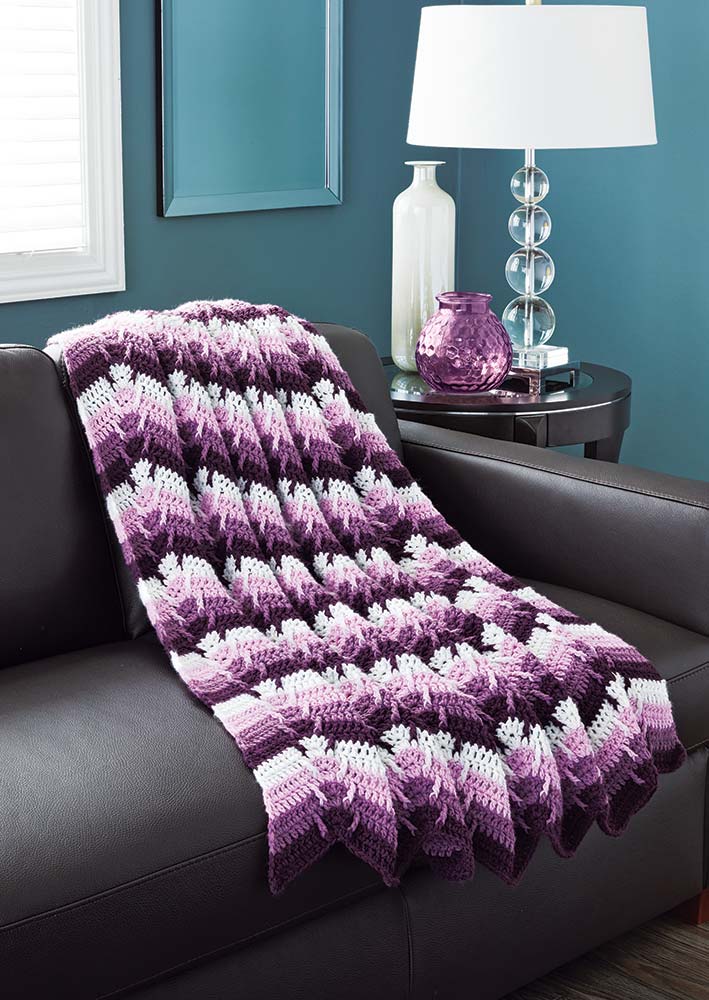 Radiance Ripple Afghan