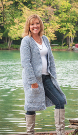 Cardigan Ragg au crochet