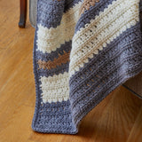 Crocheted Stripes Throw