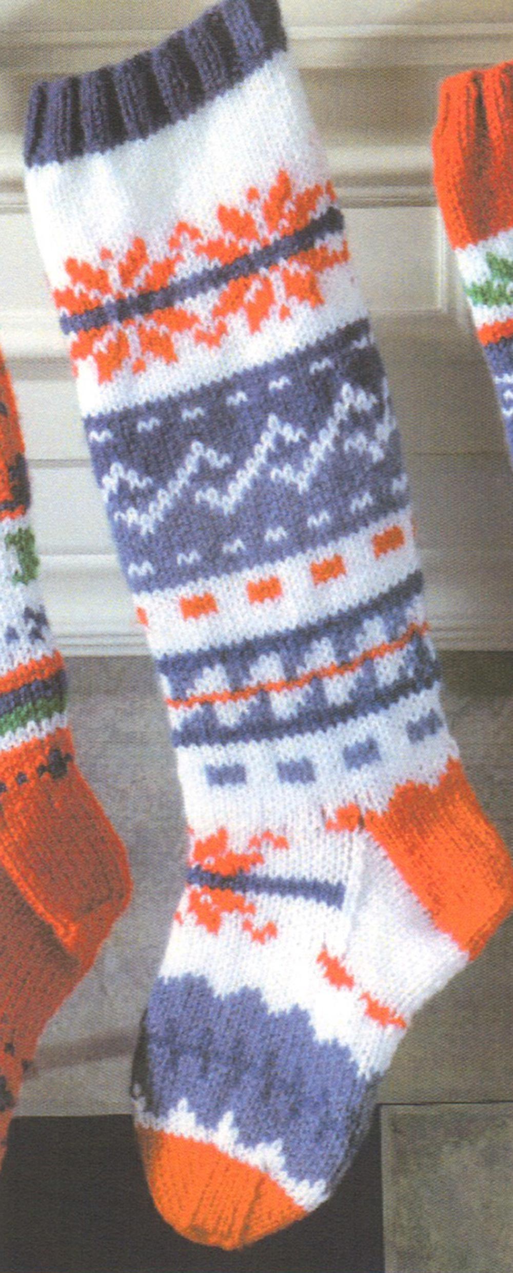 Fair Isle Stockings Pattern