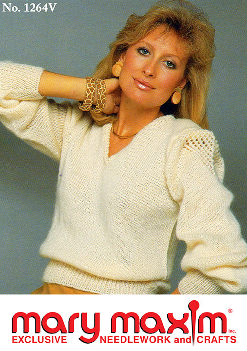 Fancy V-Neck Pullover Pattern