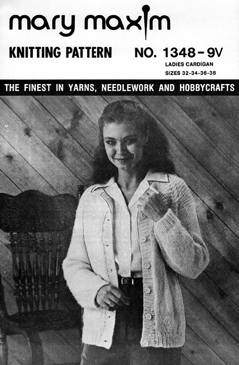 Ladies' Cardigan Pattern