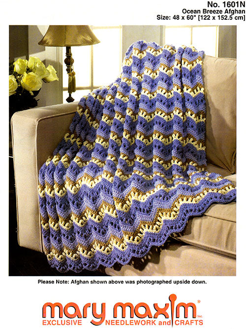 Motif afghan Ocean Breeze