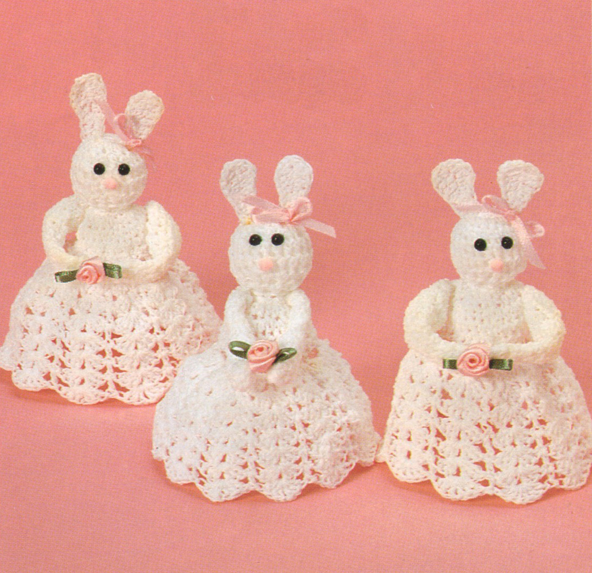 Modèle de lapins au crochet