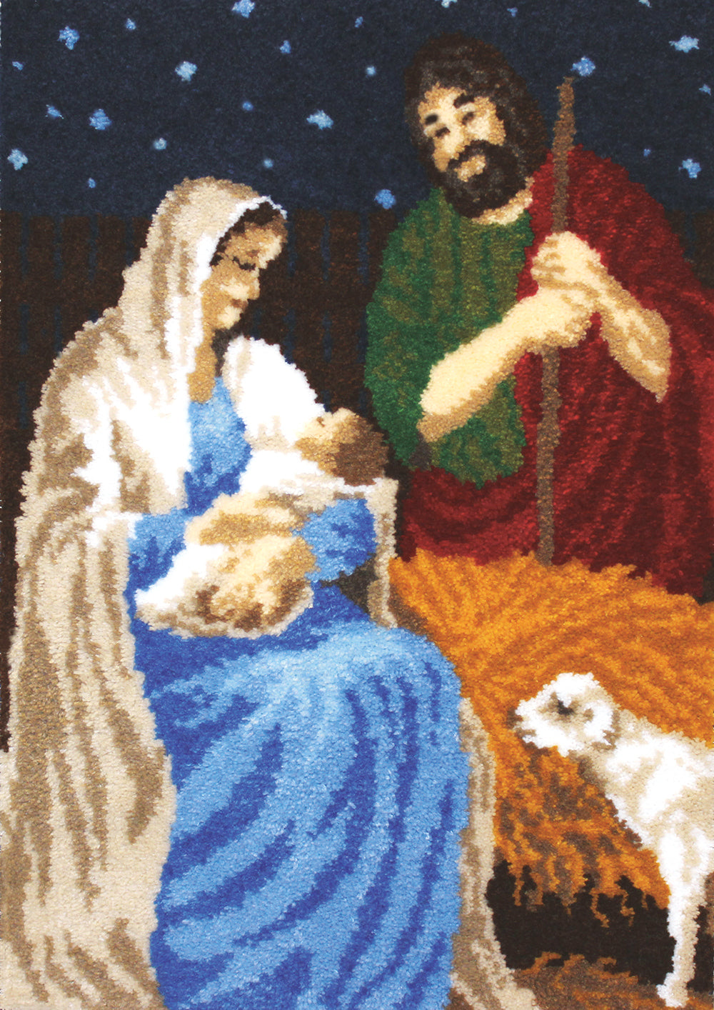 Modèle de tapis de la Nativité