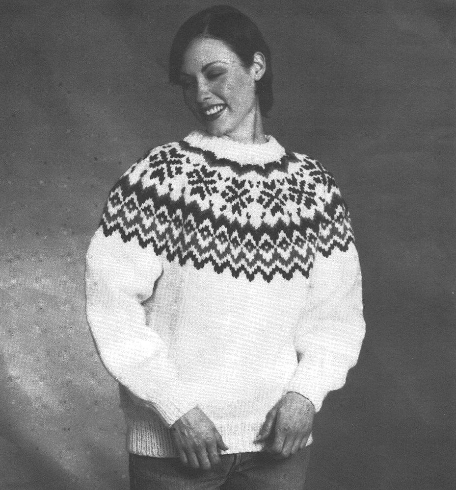 Fair Isle Yoke Pullover Pattern