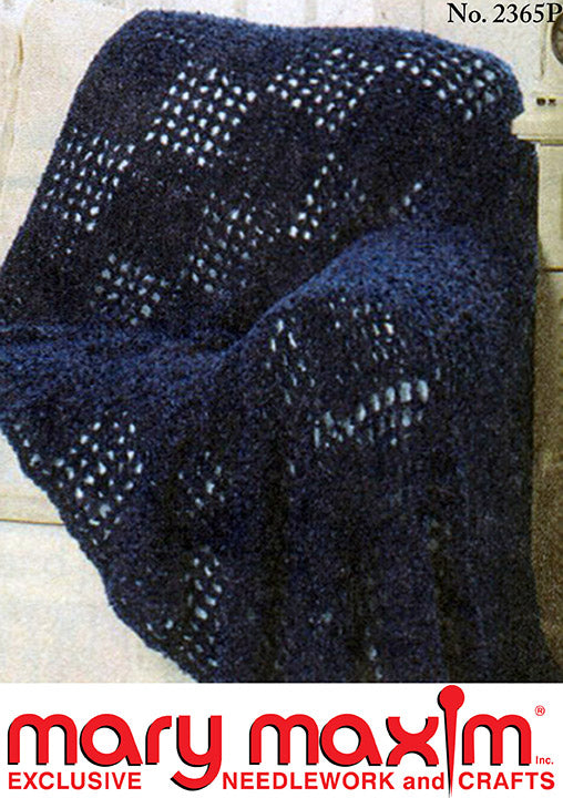 Free Soft Boucle Throw Pattern