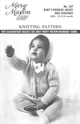 Baby's Hooded Jacket and Leggings Pattern