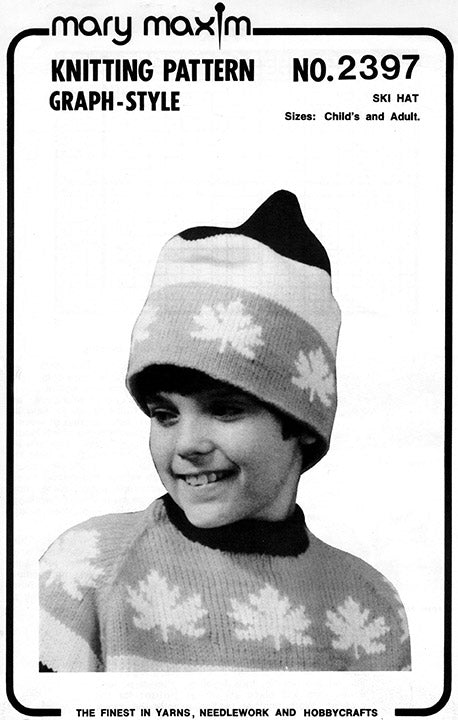 Modèle de bonnet de ski