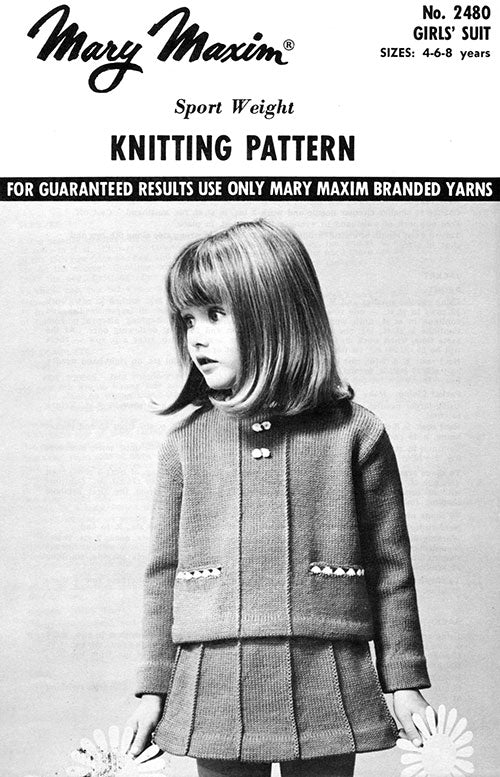 Girls' Suit Pattern