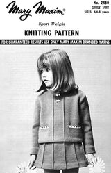 Girls' Suit Pattern