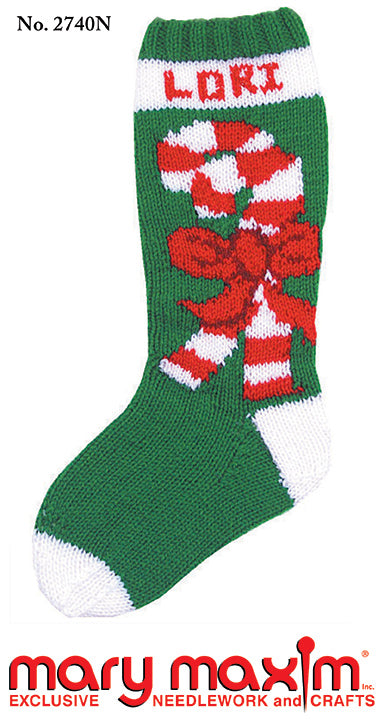 Candy Cane Stocking Pattern