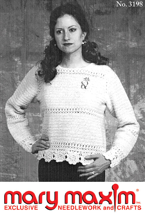 Medallion Heirloom Pullover Pattern