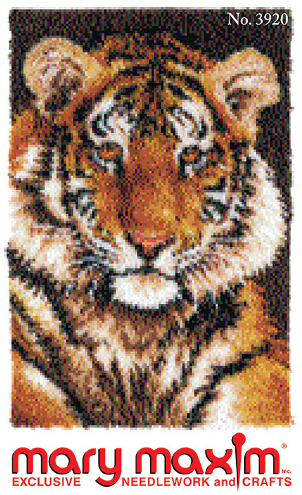 Modèle de portrait de tigre