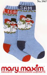 Mr. and Mrs. Snowman Stockings Pattern