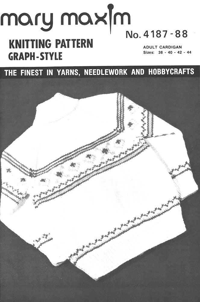 Modèle de cardigan adulte