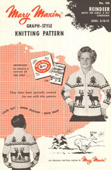 Child's Reindeer Cardigan Pattern