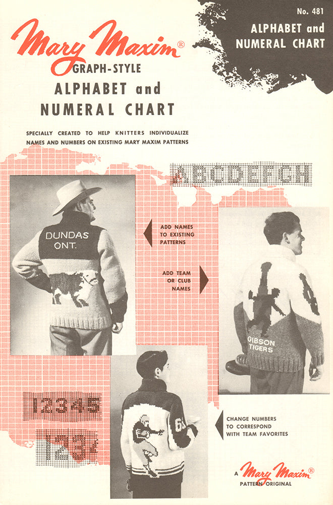 Modèle de graphique alphabétique et numérique