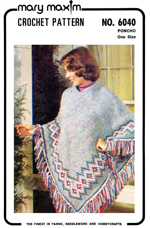 Poncho Pattern – Mary Maxim Ltd
