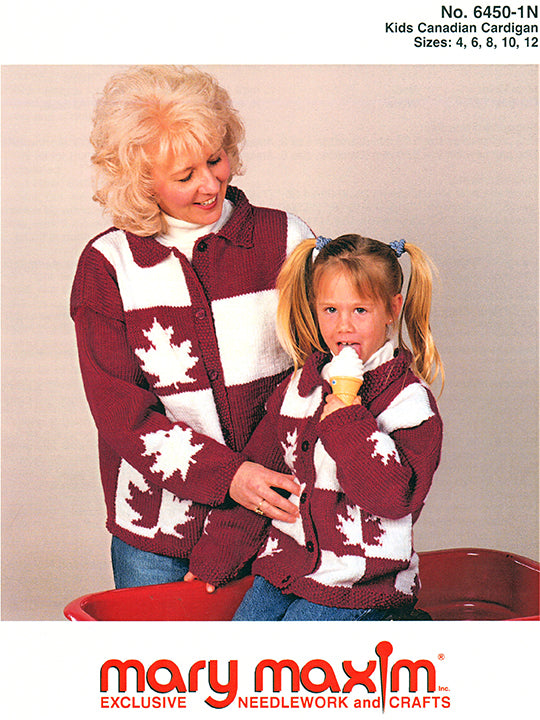 Patron de cardigan canadien pour enfants