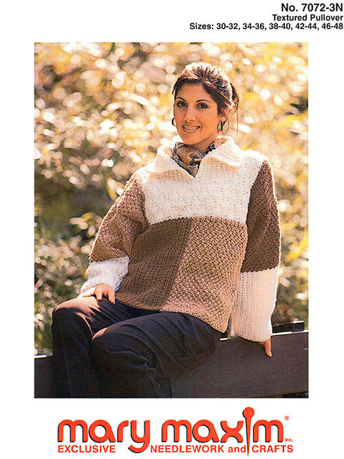 Textured Pullover Pattern