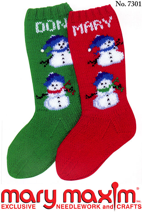 Little Snowman Stockings Pattern