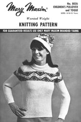 Child's Pullover & Toque Pattern