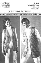 His & Her Vest Pattern