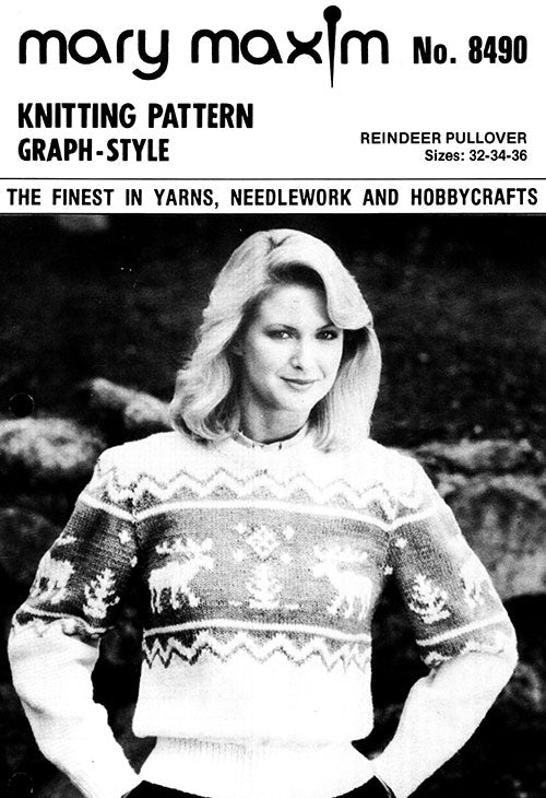 Reindeer Pullover Pattern