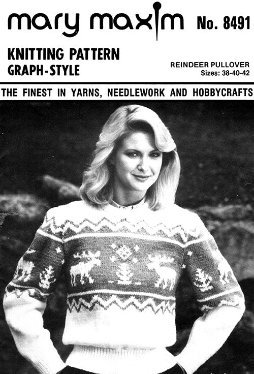 Reindeer Pullover Pattern