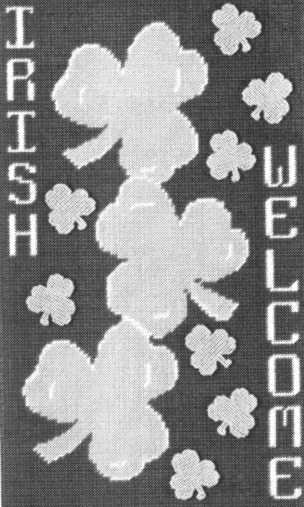 Irish Welcome Sign Pattern