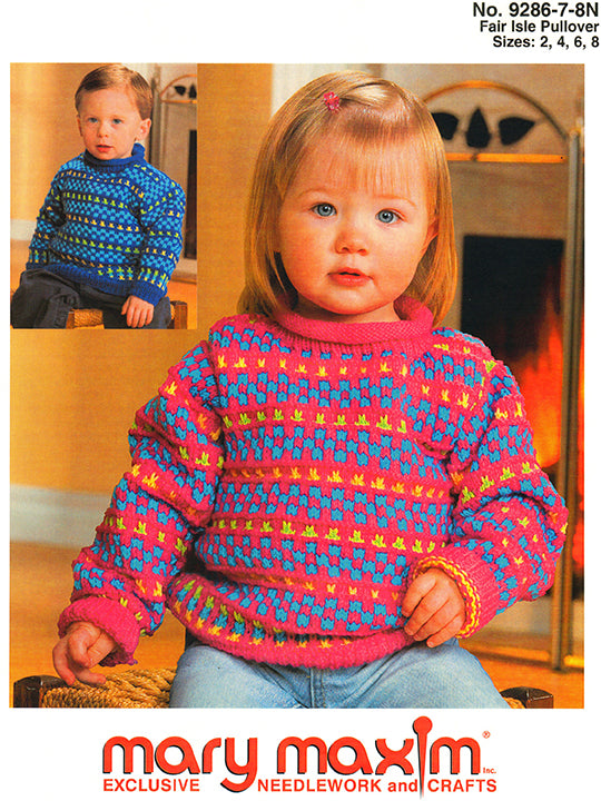 Modèle de pull Fair Isle