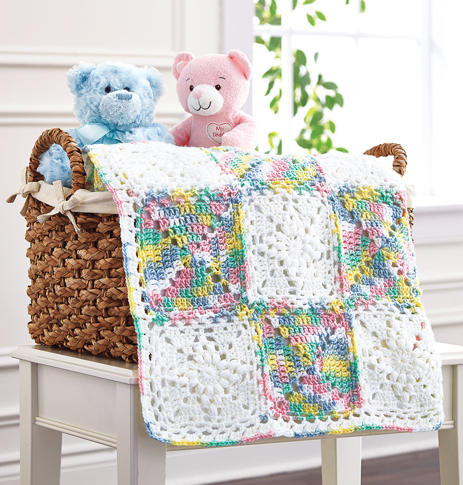 Crochet Star Baby Blanket Pattern